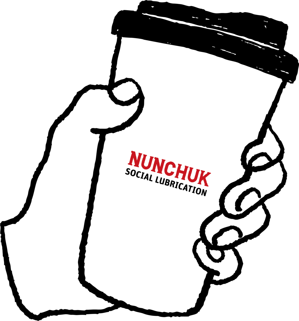 手拿著外帶咖啡杯